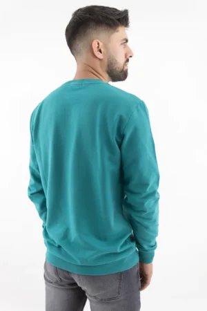 Buzo Estampado Verde Turqueza