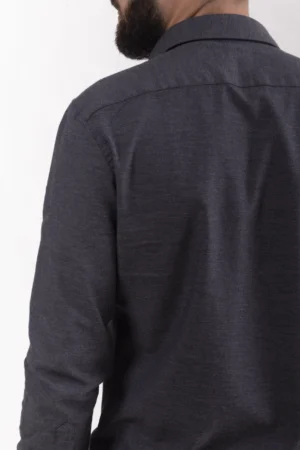 Camisa Manga Larga Gris Oscuro