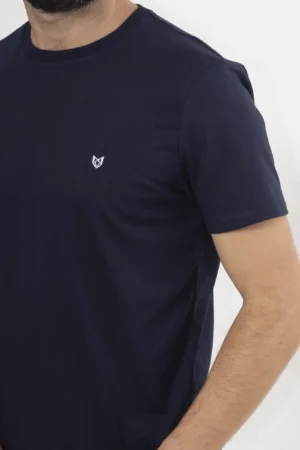 Camiseta Basica Azul Oscuro
