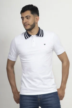 Polo Blanco Navy