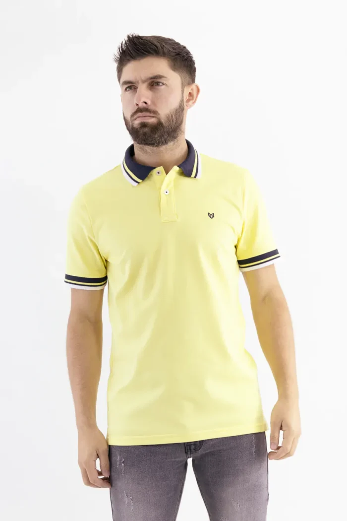 Polo Contraste Amarillo