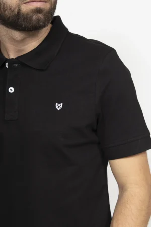 Polo Negra fondo Entero
