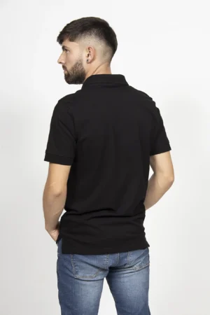 Polo Negra fondo Entero