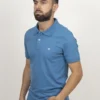 Camiseta tipo Polo Clásica Azul Rey