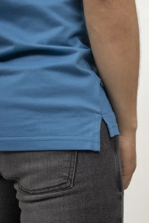 Camiseta tipo Polo Clásica Azul Rey