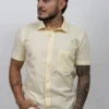 Camisa de Hombre, Classic Slim Fit Manga corta