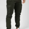 Pantalón de Hombre, Tipo Jogger Verde Militar