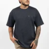 Camiseta Oversize con textura Gris Oscuro