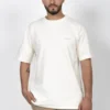Camiseta Oversize de Hombre, Cuello Redondo – 98% Algodón 2% Spandex. Beige