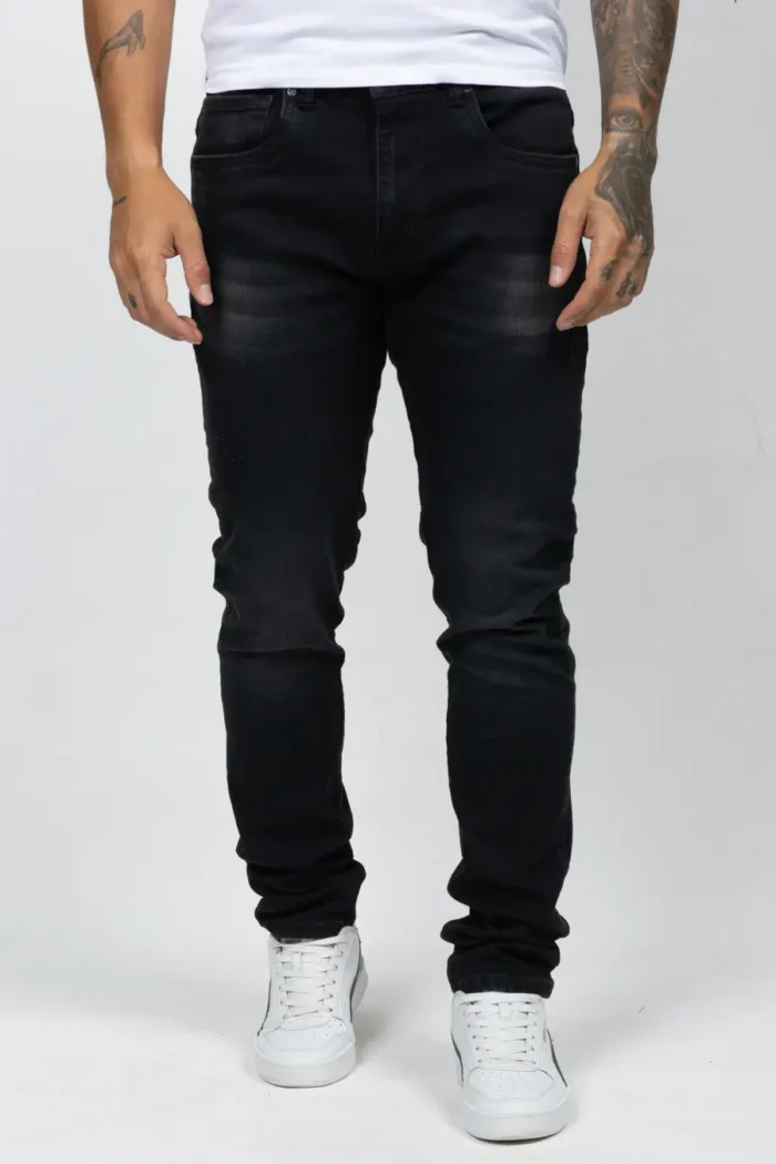 Jean de Hombre Slim Fit. Negro Medio