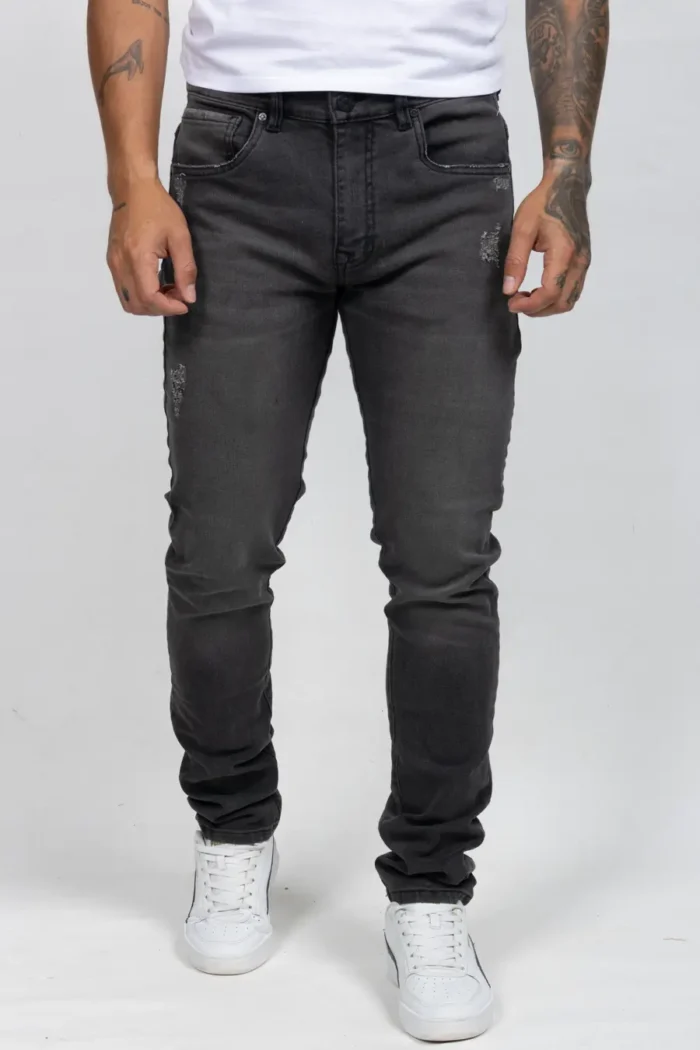 Jean de Hombre Slim Fit. Negro Claro